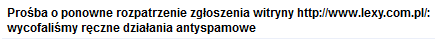 Pozytywna odpowiedź na zgłoszenie o ponowne rozpatrzenie