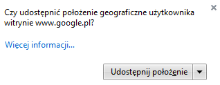 Udostępnianie informacji o dokładnej lokalizacji