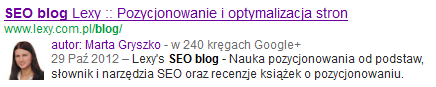 Google Authorship