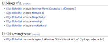 Linki na Wikipedii