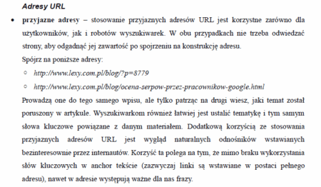 Przyjazne adresy URL