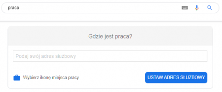 Sekcja w Google: gdzie jest praca