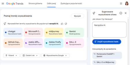 Nowy Google Trends