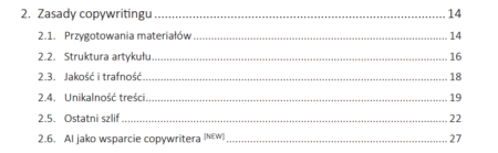 Szczegóły dotyczące darmowego rozdziału kursu