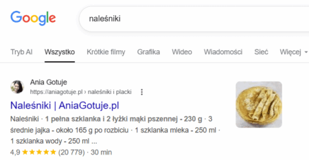 Wyniki wyszukiwania dla frazy: naleśniki