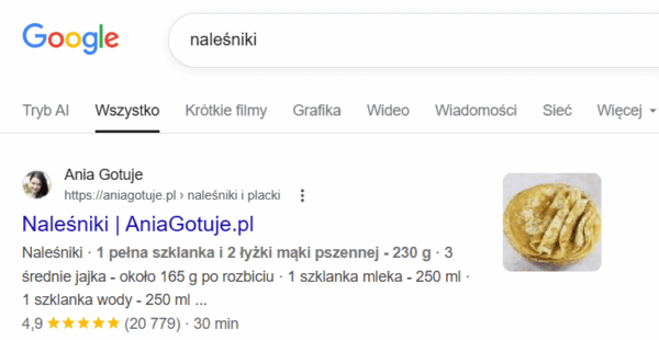 Wyniki wyszukiwania dla frazy: naleśniki